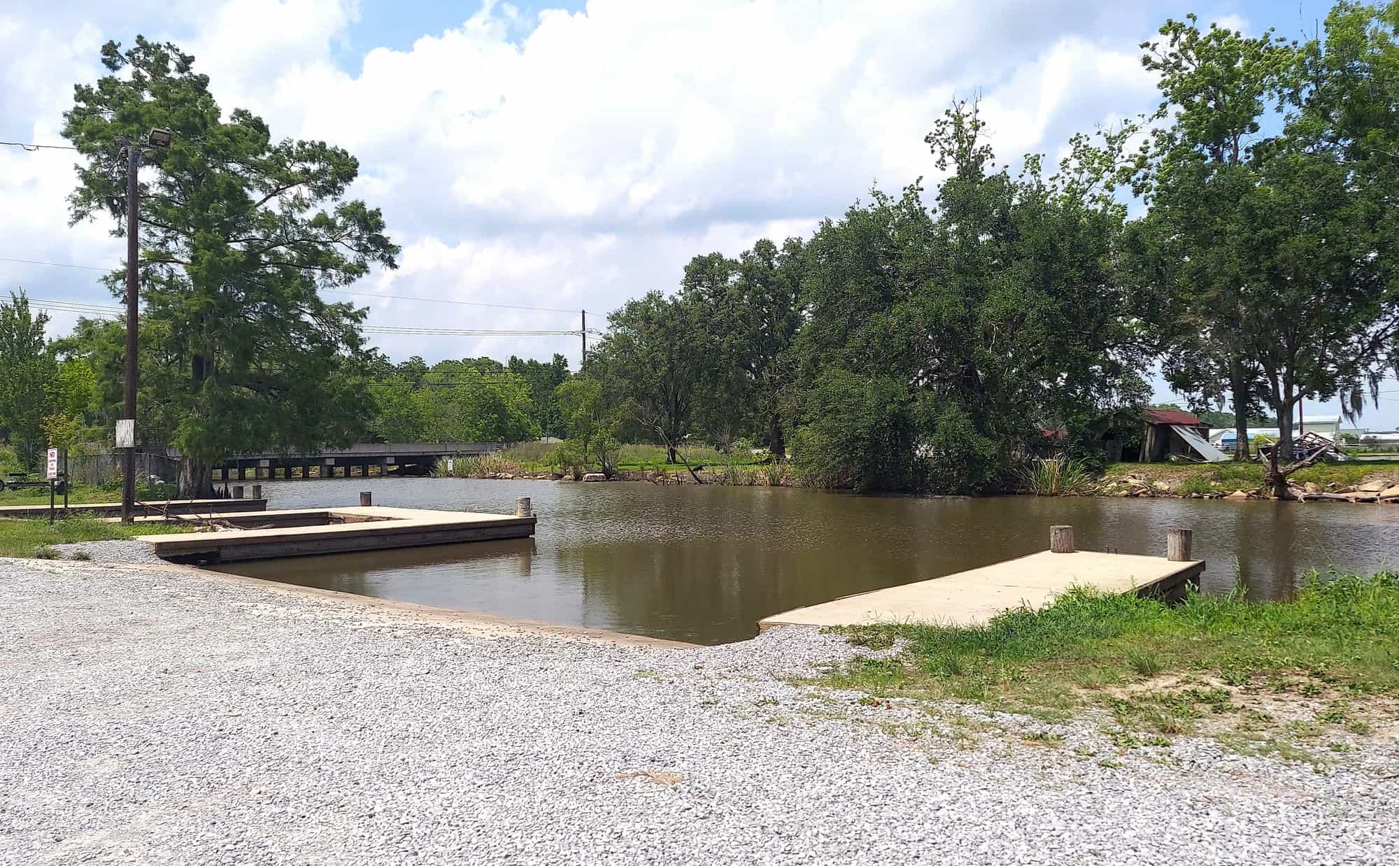 Grand Bayou Boat Launch LA Cajun Bayou